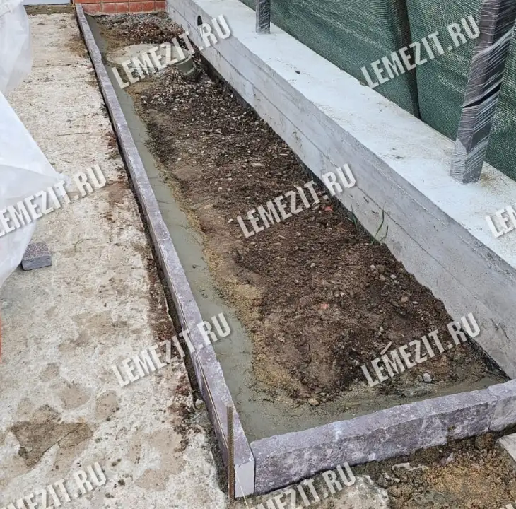 каменный бордюр для участка, дорожек, газонов и ландшафтных проектов